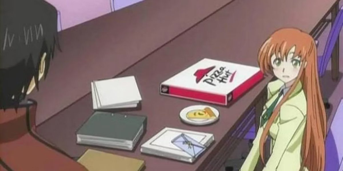 Gala Film on Twitter "Pizza Hut sponsors Code Geass, and their pizza
