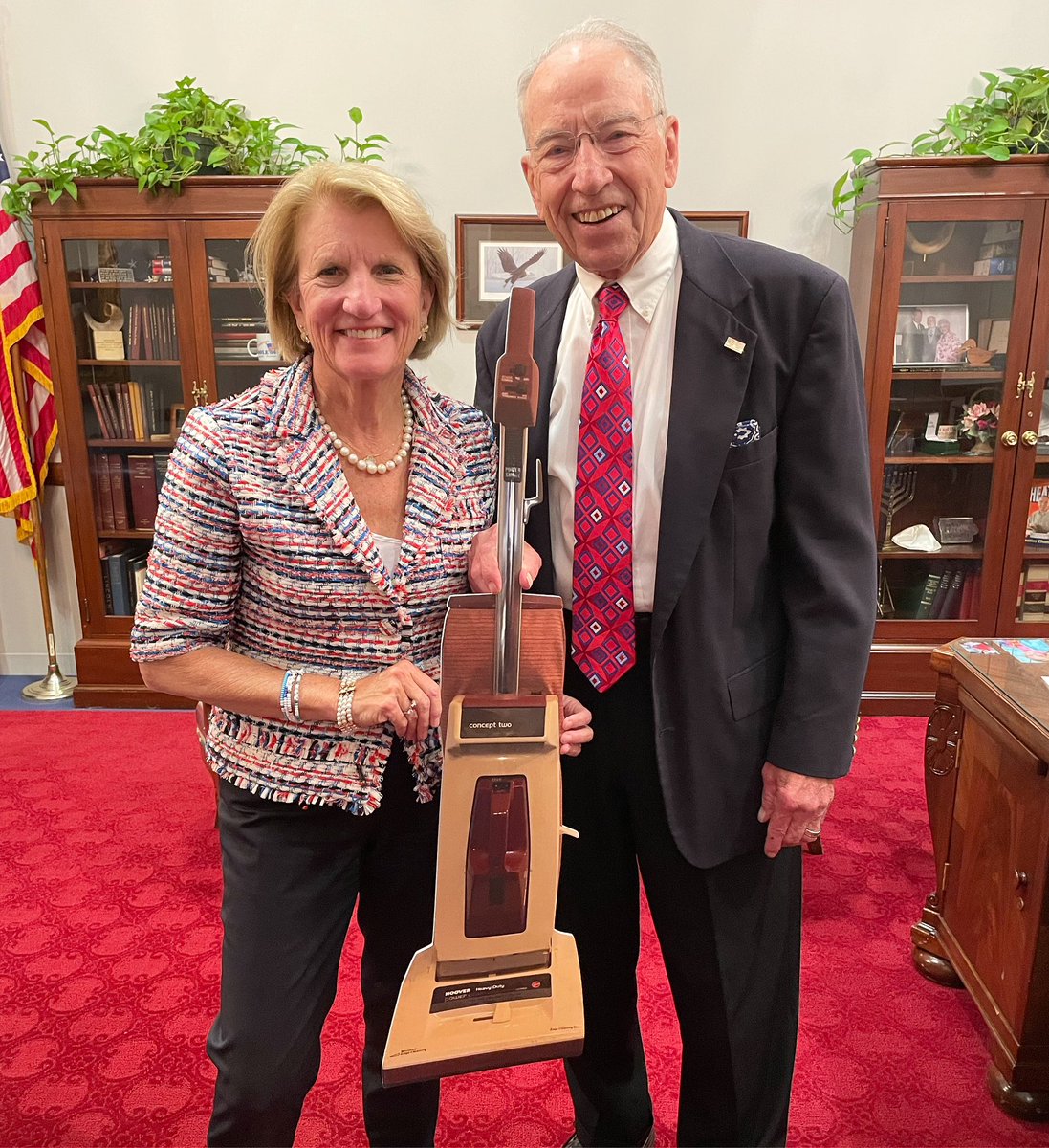 Turns out Senator Capito is a big fan of Beth my vacuum