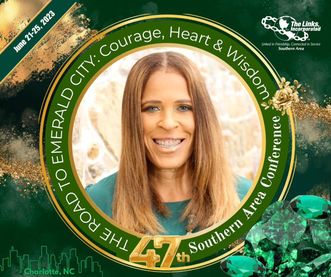 The 47th Southern Area Links Conference starts tomorrow with over 1300 registrants!💚🤍🔗
#collectivexcellence
#47SAC
#royalcourtcluster
#cltlinks 
<a href="/linksinc/">The Links, Incorporated</a> 
<a href="/salinksinc/">Southern Area of The Links, Incorporated</a>  
@charlottelinksinc
@crownjewelslinks @piedmontnc_links @carolinapineslinksnc