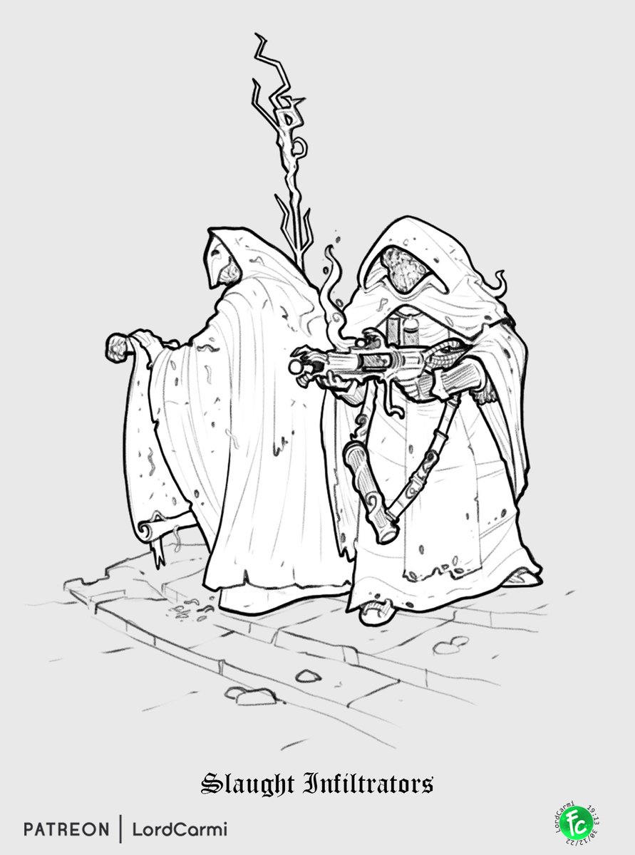 Wh40k (Minor) xenos of the galaxy: Slaught #warhammer40k #wh40k  #WarhammerCommunity, image size:891x1200