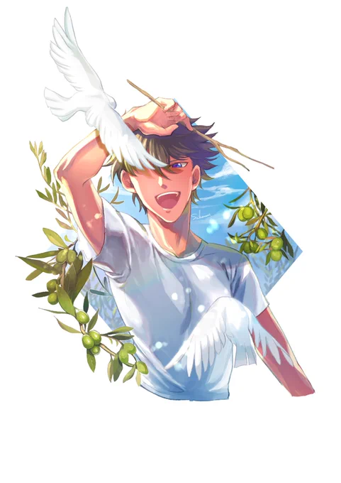 くろばおめでとう…おめでとう過去絵