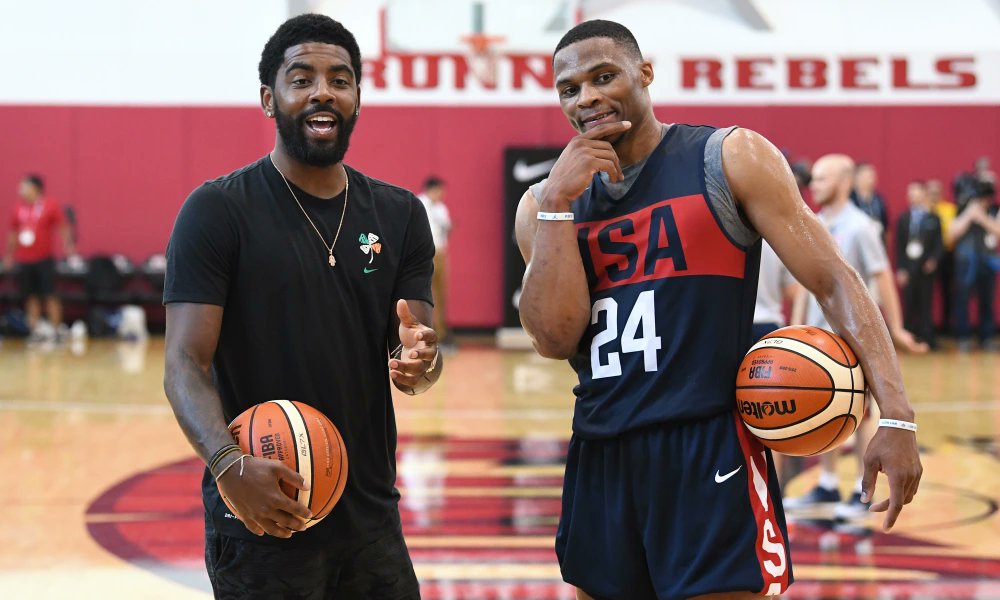 Ed_Sports123's tweet photo. Kevin Durant says Russel Westbrook, Kyrie Irving, and James Harden inspired a whole generation. He finally gives his teammates credit. #Apreciation #Teamate #KevinDurant #NBA https://t.co/7m4hhqHuXp