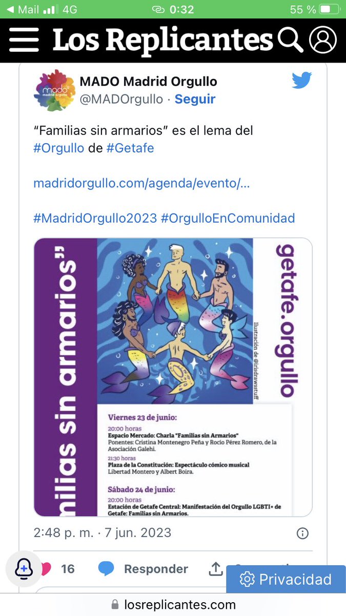 albertboira's tweet photo. El humor para entendernos, para acercarnos sin pelearnos, para reírnos de todo con todos.
El humor como herramienta de visibilizacion y normalización
Nos vemos en #getafe #Orgullo2023 #orgullogetafe
https://t.co/DHffMbailj https://t.co/8W6MiEG2xy