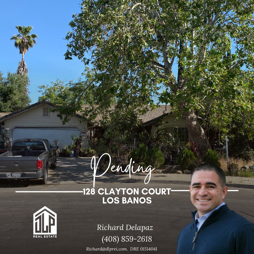 PENDING! 🏡 128 Clayton Court, Los Banos 
(209) 826-0248- (408) 762-4870 
#Pending #fixerupper #investing #centralvalley #losbanos #centralvalley #bayarearealestate #realestate #starterhome #buyingahome #sellinghomes #firsttimehomebuyer #moveupbuyers #closingdeals #dlprealestate