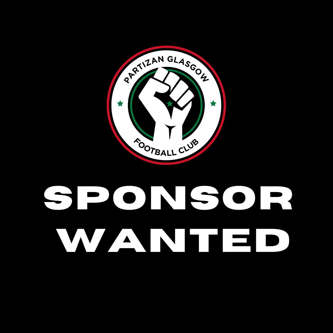 Partizan Glasgow FC (@partizanglasgow) on Twitter photo ⚫️ 𝙎𝙥𝙤𝙣𝙨𝙤𝙧𝙨𝙝𝙞𝙥 𝙊𝙥𝙥𝙤𝙧𝙩𝙪𝙣𝙞𝙩𝙮 ⚪️
With already one wonderful sponsor <a href="/marshalls_mms/">Marshalls Men's Stylist</a> on our home kit, we are now on the lookout for another fantastic sponsor for our new away kit!
Any interested parties please DM, thank you for the support 🤝🏼
#ForzaPartizan 🏁 ⚫️ 𝙎𝙥𝙤𝙣𝙨𝙤𝙧𝙨𝙝𝙞𝙥 𝙊𝙥𝙥𝙤𝙧𝙩𝙪𝙣𝙞𝙩𝙮 ⚪️
With already one wonderful sponsor <a href="/marshalls_mms/">Marshalls Men's Stylist</a> on our home kit, we are now on the lookout for another fantastic sponsor for our new away kit!
Any interested parties please DM, thank you for the support 🤝🏼
#ForzaPartizan 🏁