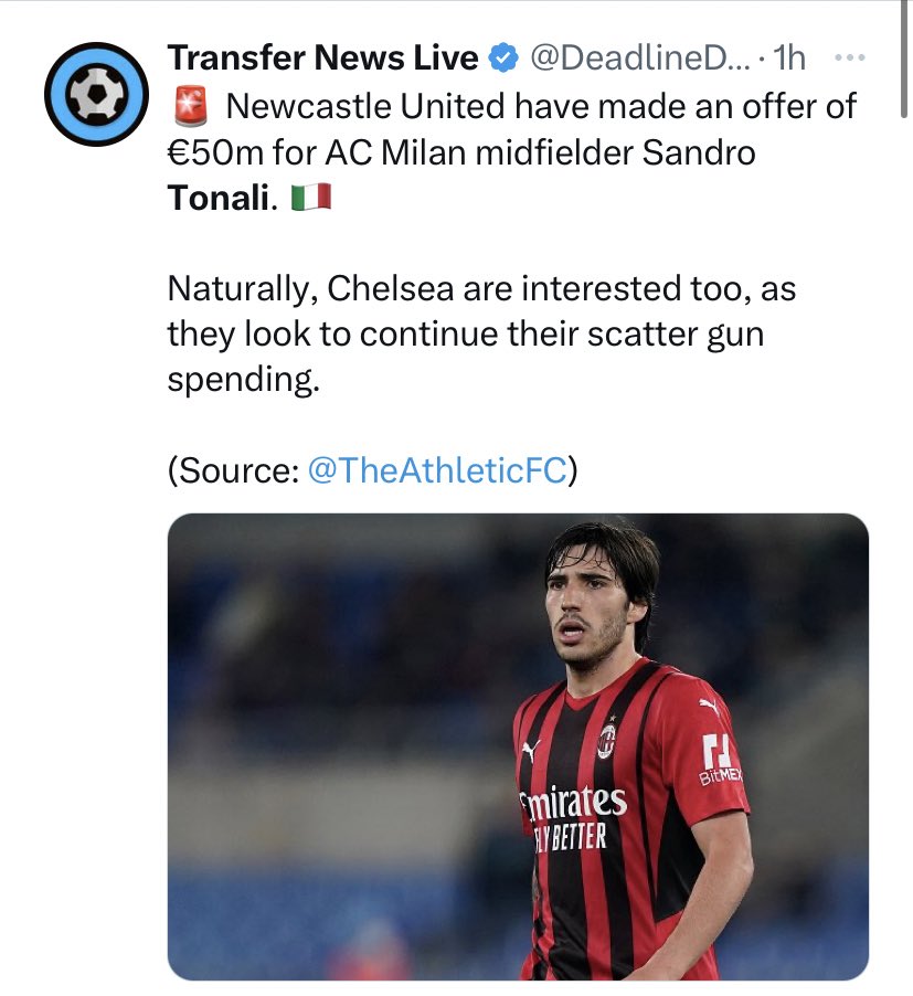Josh G (@joshmanutd93) on Twitter photo Oh fuck off #MUFC <a href="/ManUtd/">Manchester United</a> Sort this mess out!!! Why are we not bidding for Tonali but we’re bidding crazy prices for Mount? I like Mount but come on ffs.. Oh fuck off #MUFC <a href="/ManUtd/">Manchester United</a> Sort this mess out!!! Why are we not bidding for Tonali but we’re bidding crazy prices for Mount? I like Mount but come on ffs..