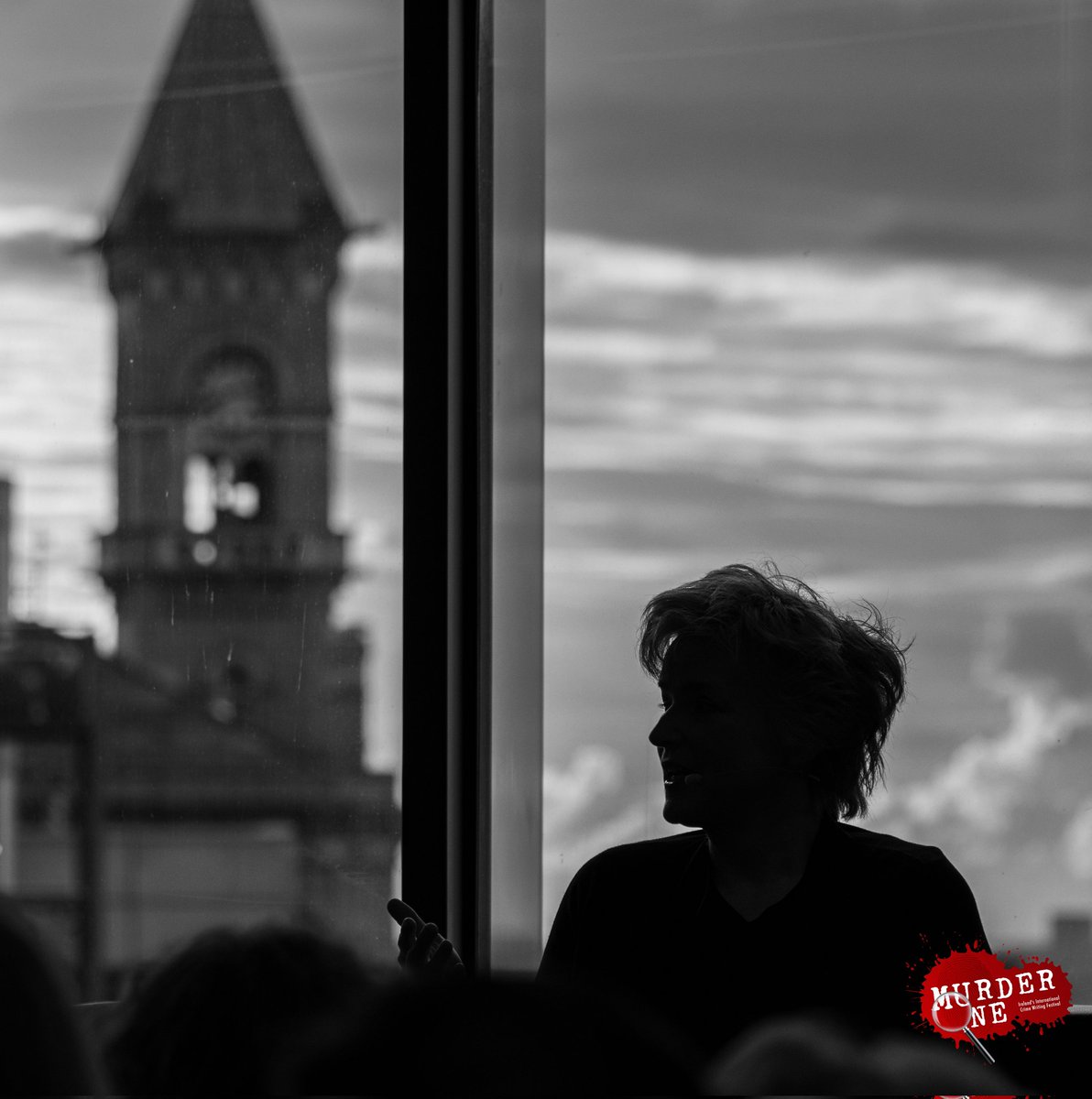 Karin Slaughter - photographed tonight at the dlr Lexicon in Dùn Laoghaire for #MurderOneFest 📚