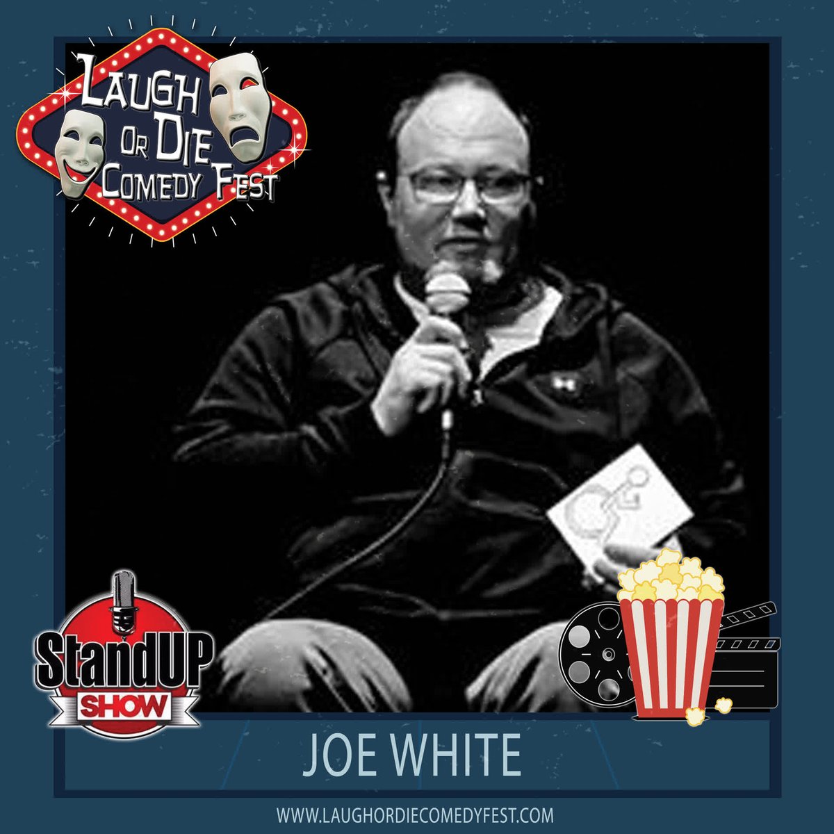 BreakingFateEnt's tweet image. The 2023 @LaughorDieFest is honored to welcome comedian Joe White to our Chicago event on July 8th!  Tickets on sale NOW! laughorodiecomedyfest.com #standup #comedy #comedian #chicago #laughoride #comedyfest #joewhite