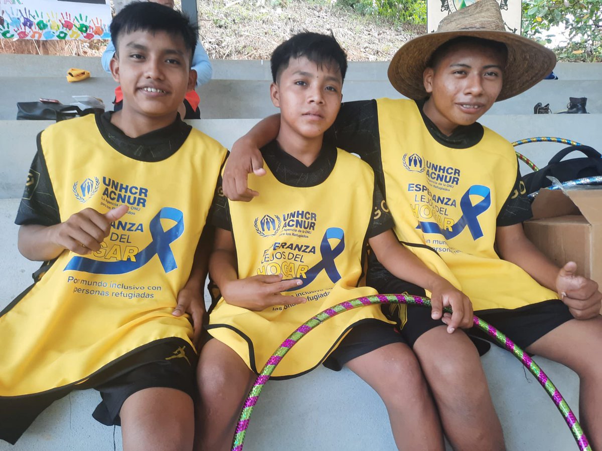 ¡Hoy fue un día lleno de risas, música, intercambio, y esperanza! 🎈🎸🎊⚽️

Este #DiaDelRefugiado contamos con el apoyo de <a href="/Tenamit/">Ak' Tenamit</a> y <a href="/cunizab/">Centro Universitario de Izabal - Cunizab</a> para conmemorar todas las contribuciones que hacen las personas refugiadas a sus comunidades de acogida 🇬🇹
#ConLosRefugiados