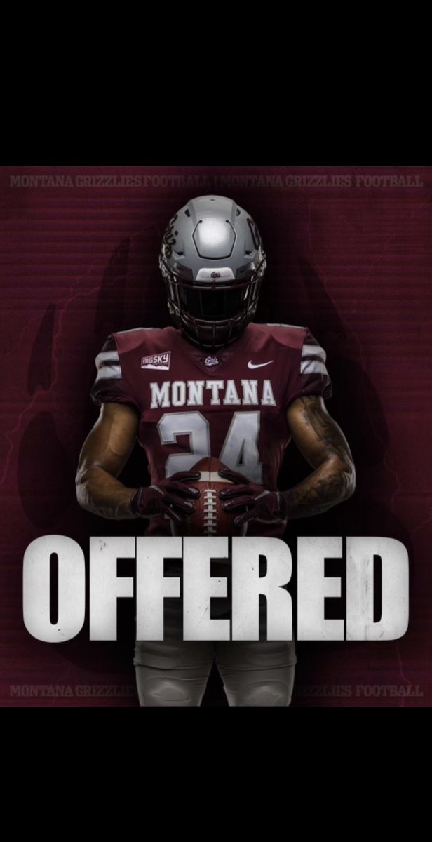 After a great phone call blessed to be received a offer from Montana !!! 
<a href="/CoachBErickson/">Bryce Erickson</a> <a href="/KeatonJ_3/">Keaton Johnson</a> <a href="/RecruitTheHill1/">Recruit The Hill</a> <a href="/coaCHhutch92/">Marcus Hutchins</a>