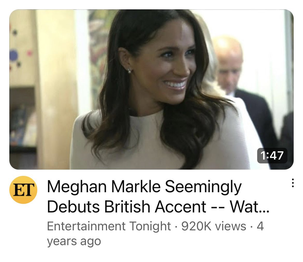 DISTURBING.  Meghan markle the grifter speaks with an English accent per shopkeepers. What a clown.  the rine and spine falls mainly in the Pline. Right O clown #MeghanAndHarrySmollett #MeghanMarkleEXPOSED #WalmartWallis