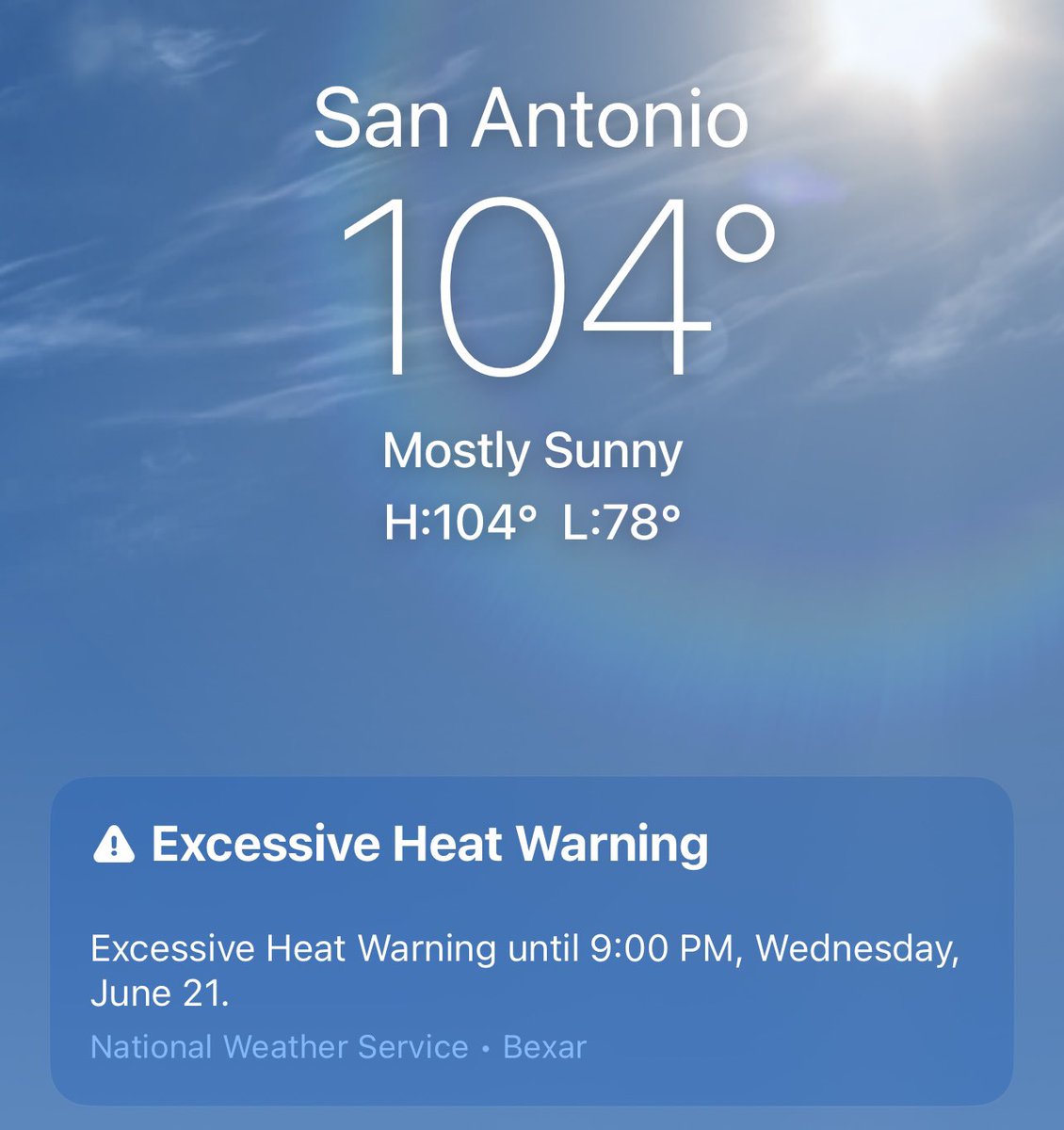 CamillaR_TV's tweet image. 🥵 #SanAntonio . @KABBFOX29 
#ExcessiveHeatWarning