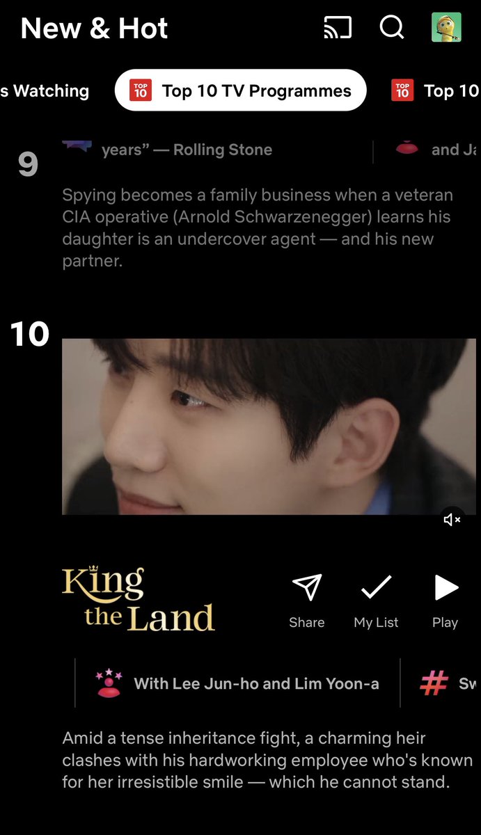 So happy to see this today. Can’t imagine #KingTheLand made it to top 10 TV show in the UK, I thought there were only 6 of us watching 😂 UK filmmakers if you watch this and think #LeeJunHo fits well with UK heritages, please bring him over here. I’m already in the industry ☺️