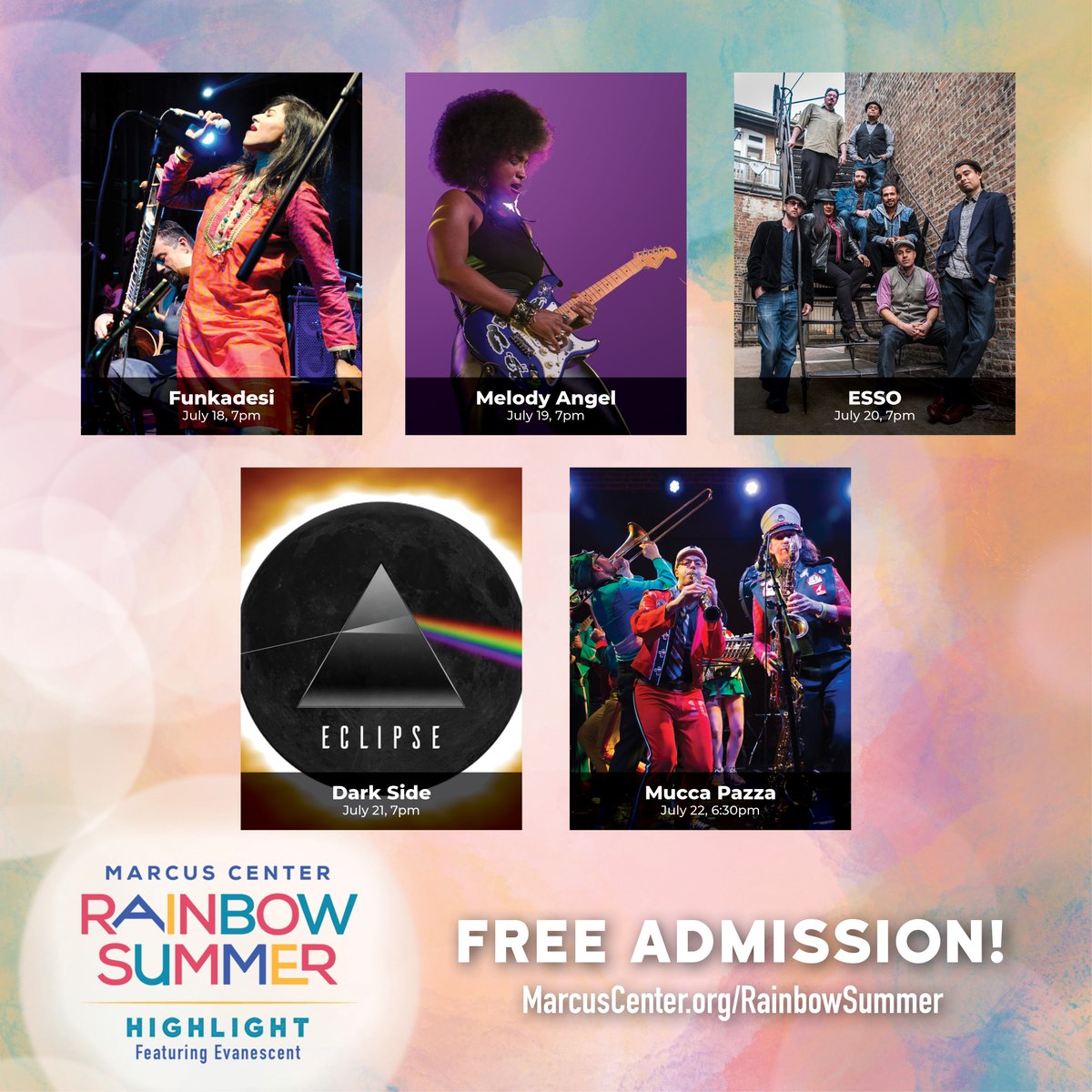 🫧JUST ANNOUNCED!! Rainbow Summer: HIGHLIGHT Artist Lineup!🫧

We are so excited to share the talented artists that will be featured during the July 18-22 Rainbow Summer event!💗 
Visit bit.ly/3Nis53d for more details on Rainbow Summer: HIGHLIGHT!