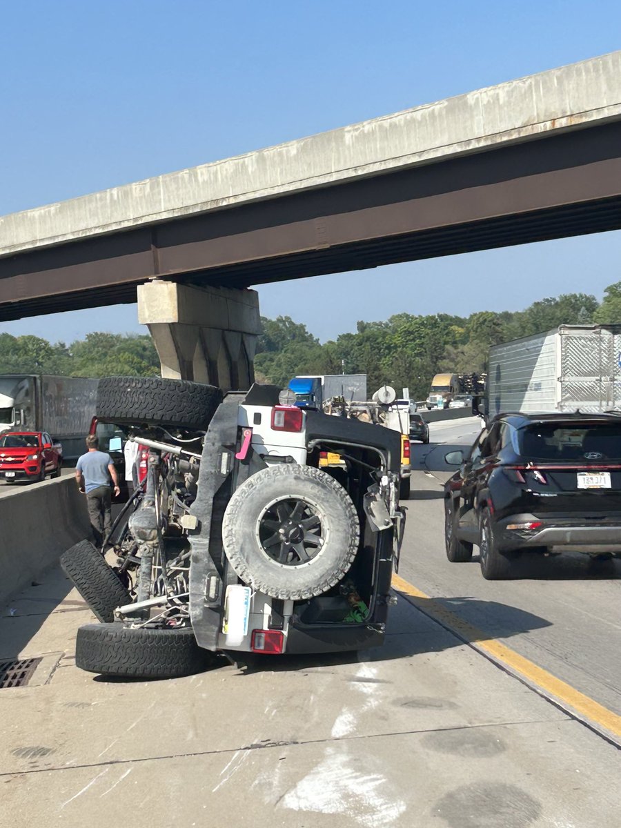 NSP_TroopA's tweet photo. Troopers are working a crash on Interstate 80 eastbound near mile marker 445. Please give yourself some extra time this evening during your commute. #NSP22 https://t.co/AvFoqOZ86z