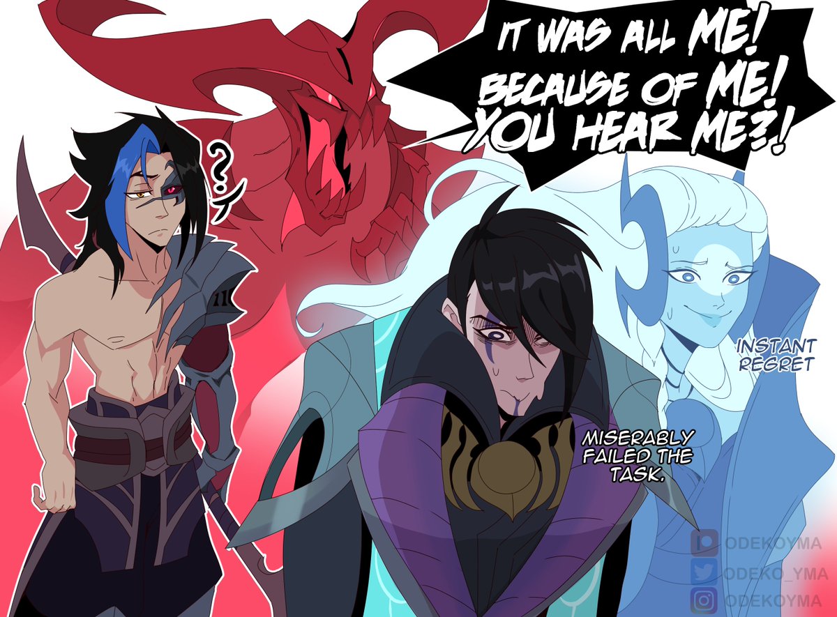 When you jungler is actually useful:  +Aphelios has suddenly encountered his greatest fear or communicating normally with someone else besides his ghost sister.  #Kayn #Sett #Zoe #Aphelios #Soraka #LeagueOfLegends #ArtofLegends #LeagueOfLegendsFanArt