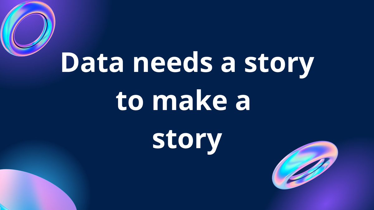 Data needs a story to make a story.

🌍 Let's Tell the Story to Everyone! 🌟

#DataScience #storytelling #AI #DataStorytelling #ShareTheKnowledge #SpreadTheWord