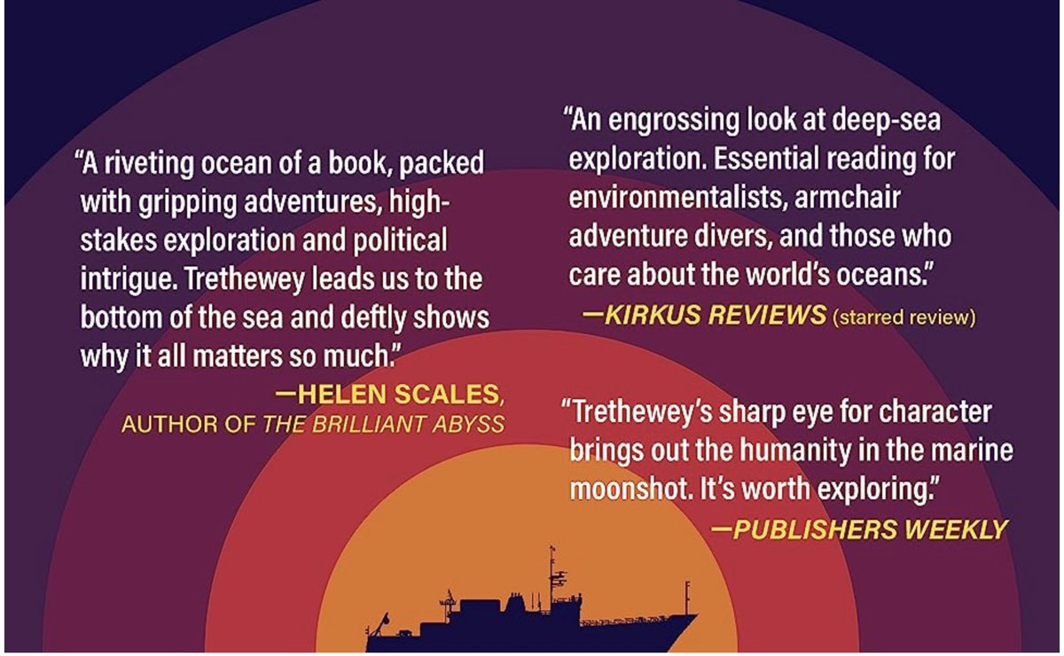 Excited to announce that my ocean journalist author Laura Trethewey’s book THE DEEPEST MAP chronicling the high-stakes global race to map the ocean floor will be published July 11. This has movie written all over it and u can preorder now! #ocean #titanic 
amazon.com/Deepest-Map-Hi…