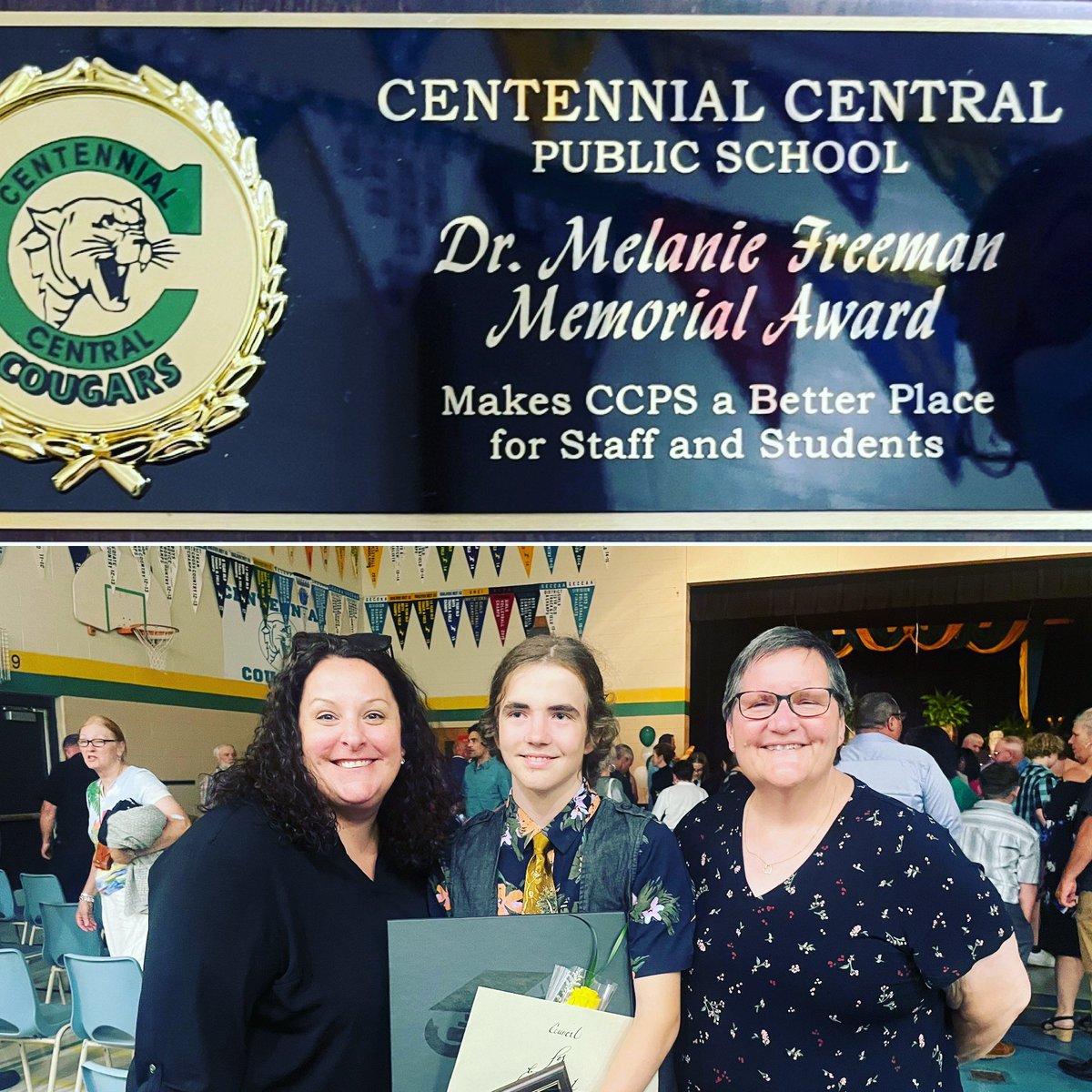 Congratulations Henry! Winner of the Dr. Melanie Freeman Memorial Award! The perfect student to win Melanie’s award - he embodies all of the kindness and caring that she did. Miss you Mel!
