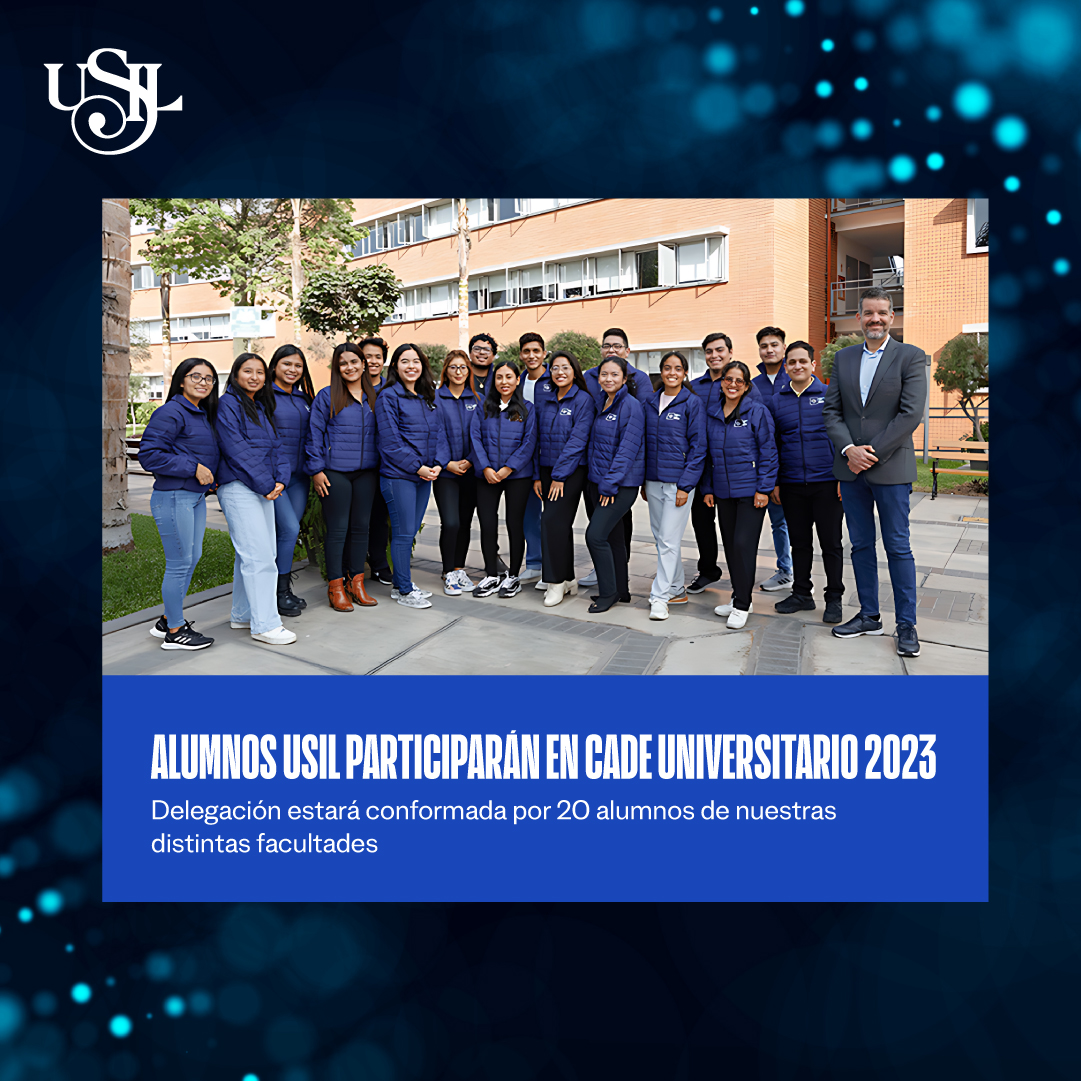 usil_edu's tweet photo. Con el compromiso de formar profesionales íntegros, que conozcan la realidad nacional y contribuyan al desarrollo del país, USIL enviará una delegación de 20 alumnos al CADE Universitario 2023, que se realizará en la Escuela Naval: https://t.co/Blui0sljuf 👏📚🔝. #USILSinLímites https://t.co/XmMDjF4DzY