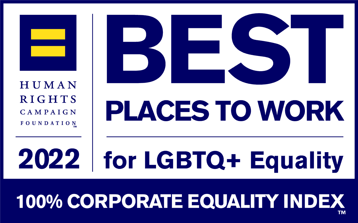 New York Life is proud to be recognized as one of the best places to work for LGBTQ+ equality.