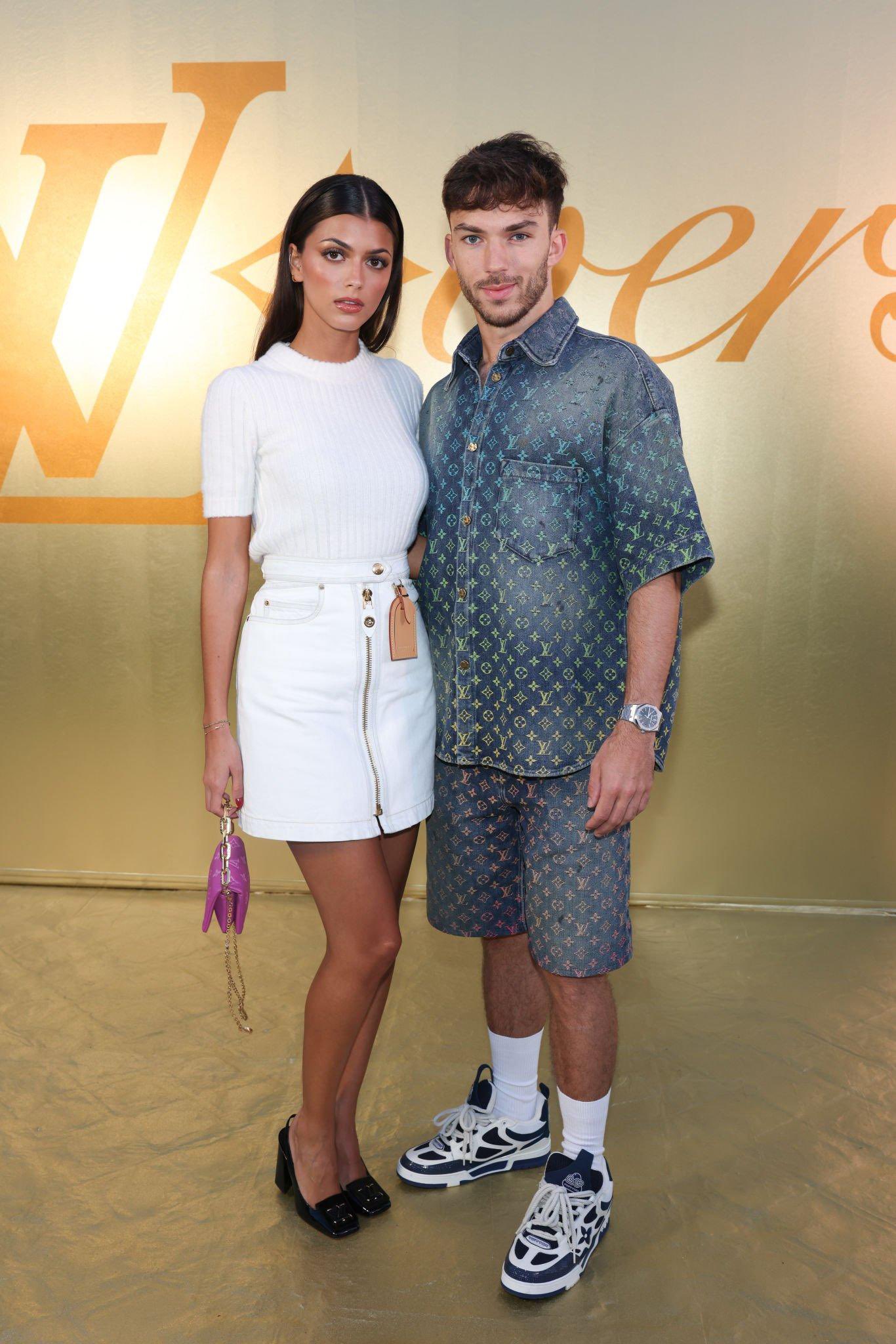 21metgala on X: Kika Gomes and Pierre Gasly attend the Louis Vuitton  Menswear Spring/Summer 2024 show.  / X