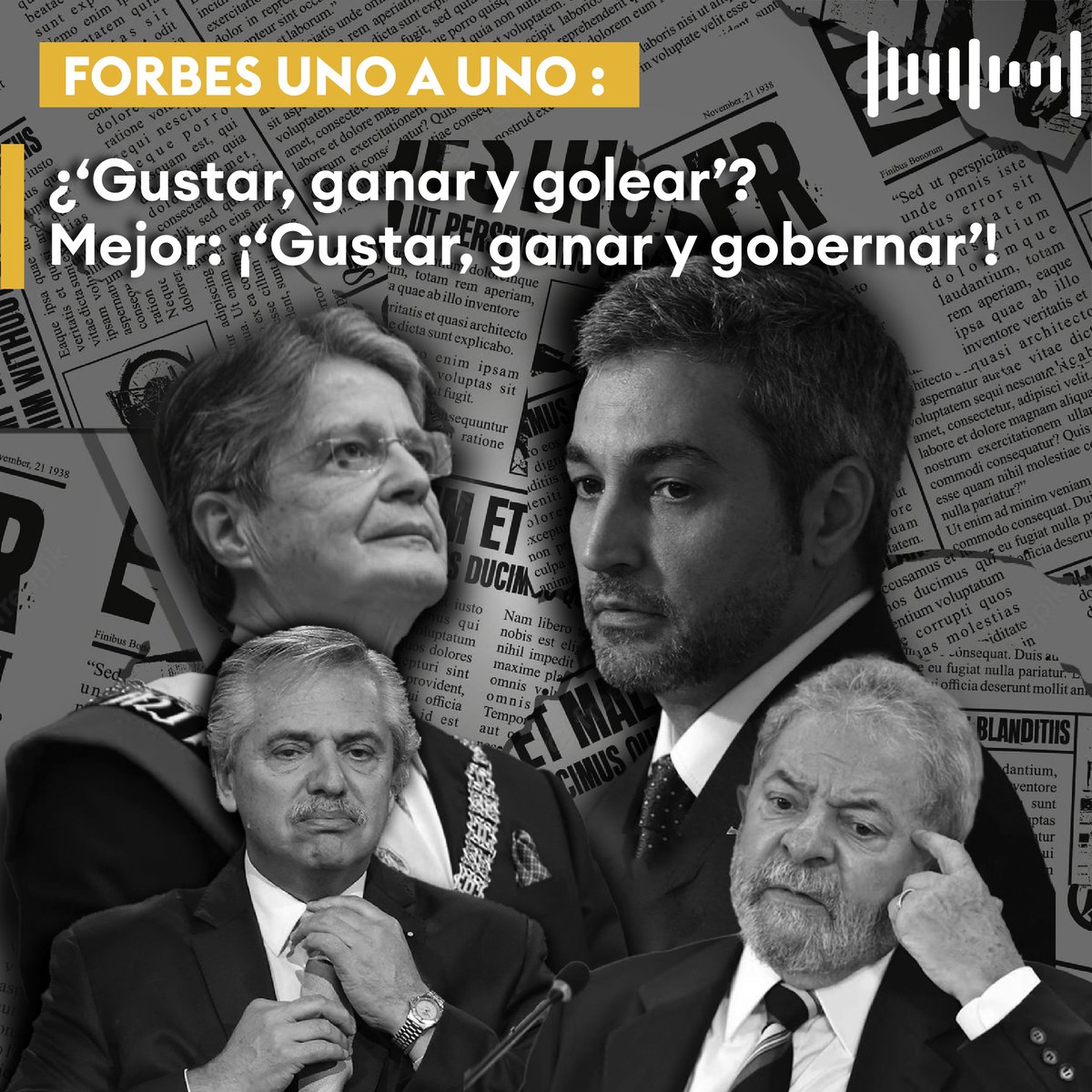 .<a href="/_gonzaloarias/">Gonzalo Arias</a>, sociólogo, politólogo, escritor, profesor, y sobre todo, un amante de la política en la región, visitó nuestro estudio para un encuentro 'Uno a Uno' con el Director &amp; Publisher de Forbes Ecuador, Carlos Mantilla Batlle. 

Conoce más: acortar.link/mQJYzs