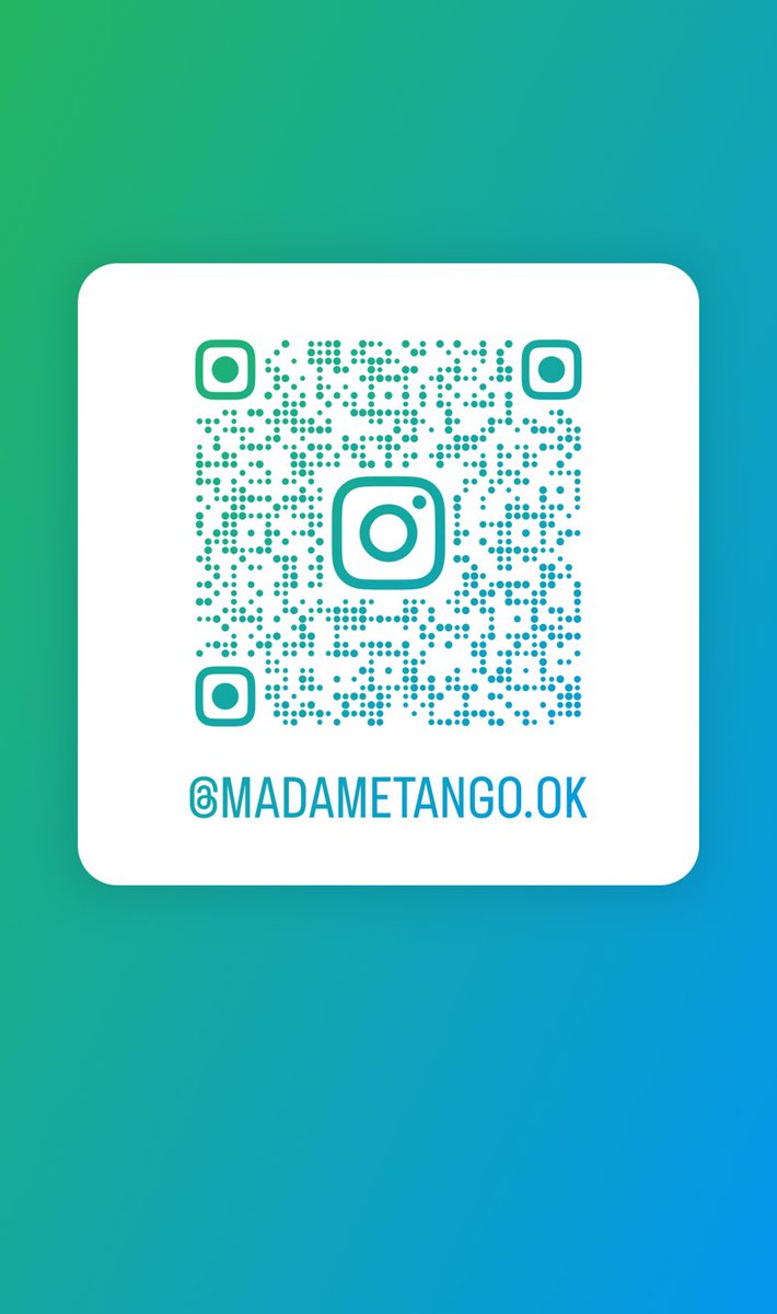 Seguimos en Instagram y entérate todo lo que estamos haciendo en Madame Tango 🙌🏾 instagram.com/madametango.ok…