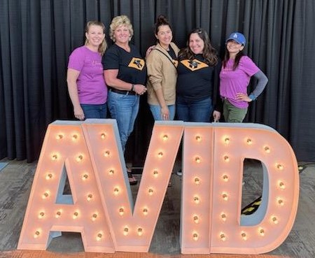 Team Blackstock at AVID Summer Institute 2023! #Blackstockrocks #hesdpride @TonyaLeal @vppelayo16