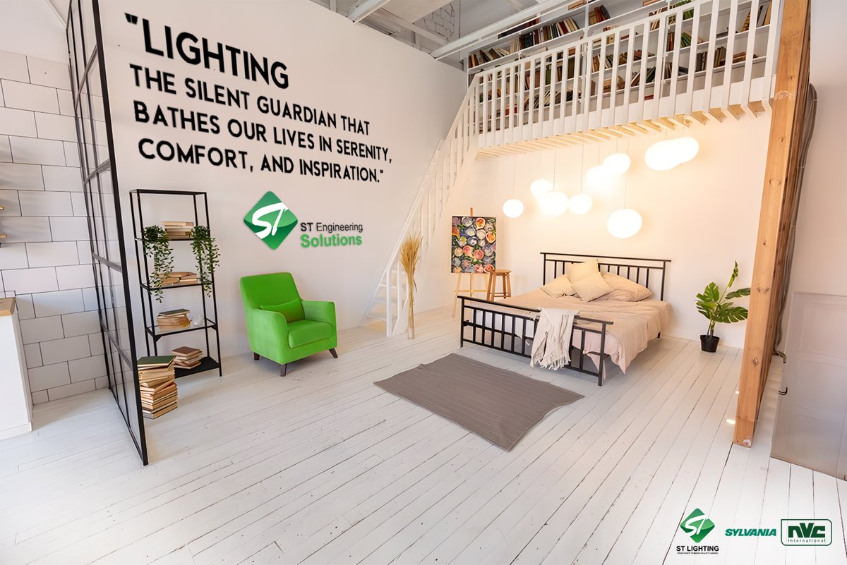 Let Lighting Be The Silent Guardian That Illuminates Your Path 🌄 It is an Invisible Force that Embraces Your Life with Serenity, Comfort, and Inspiration  

#STES #STLighting #SilentGuardianOfLight #NvcInternational #LightingGoals #ModernLighting #Facadelighting #Sylvania