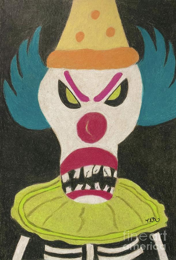 SKULLY GREEN HAIR - ART BY TERRI DELCAMPO  

fineartamerica.com/featured/skull…

blazingowlpress.blogspot.com/2023/06/skully… 

#fineartamerica #clownart #skullyart #coloredpencilart #cardboardart #skeletonart #horrorart #abstractart #recycledart

Great art by Terri DelCampo!