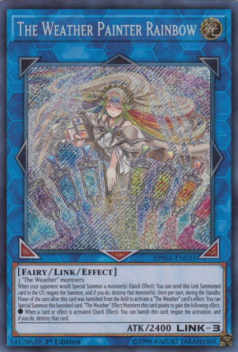 Tumblemansmith's tweet photo. @MBTYuGiOh you never truly suffered until you played the weather painter mirror. cards just bouncing each other and banishing to dodge that until you reach timeout https://t.co/1NosNRUxdV