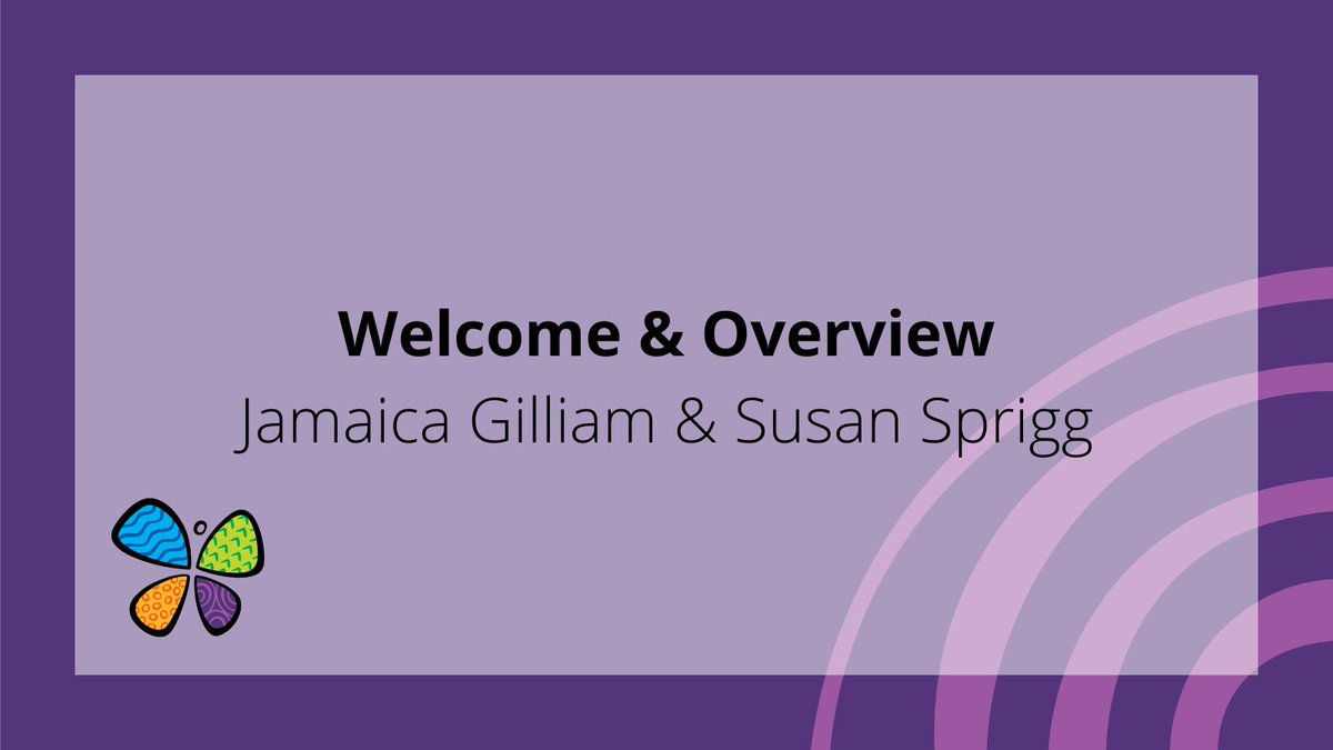 The #ACTLearningSession kicks off with a welcome and overview led by Jamaica Gilliam & Susan Sprigg!

Get ready for a day full of connection, sharing, and learning together! We hope you stick around as we live tweet the day.  

#HealthierTogether
