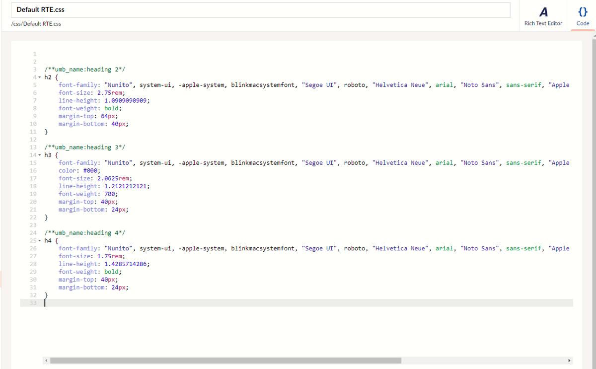 umbradol's tweet image. You can add custom styles to RTEs.
You need to create a CSS file with some Umbraco-specific structure.
Then just select the file from your RTE configuration.