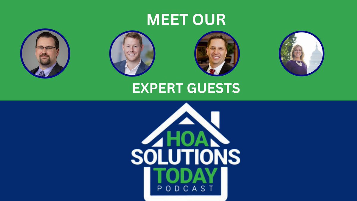 Our guests are experts in their field. We bring them to the HOA Solutions Today Podcast to share their knowledge and expertise on the top issues in the community management industry.

hoasolutionstoday.com
#Podcast #HOASolutions #CommunityManagers #HOAPodcast
