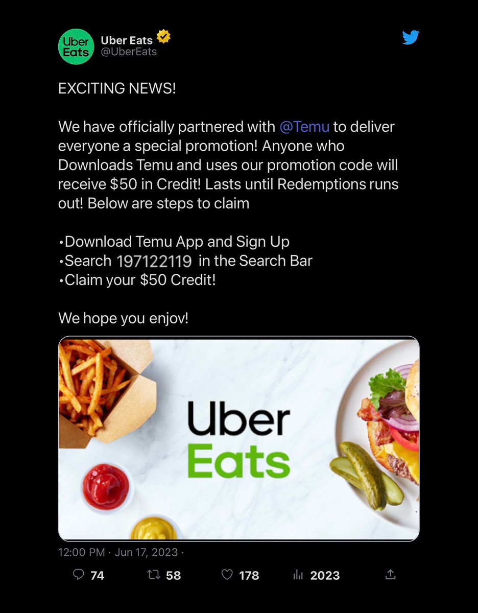 GET SOME FREE UBER EATS!
#UberEats #ubereatscode #ubereatsfree
#freefood #freedoordash #freeubereats