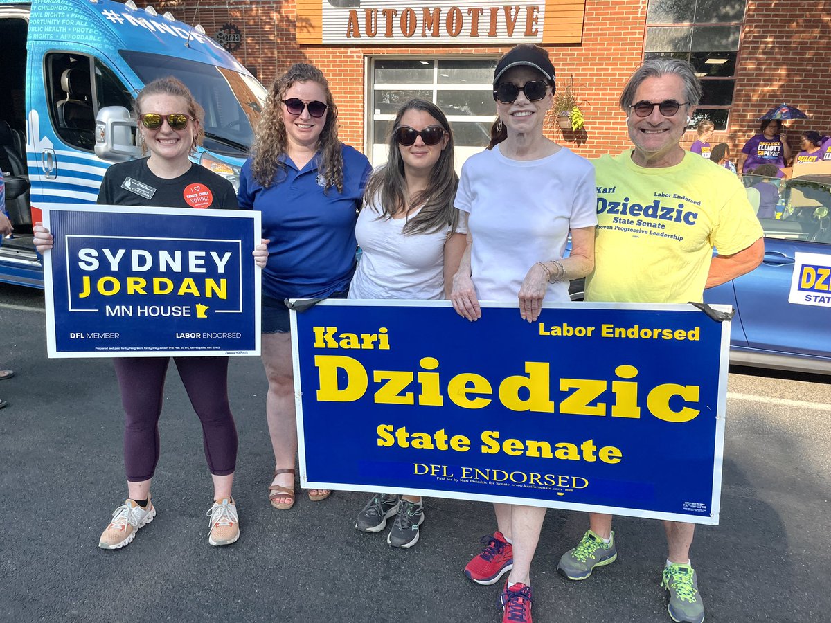 Ready to roll! <a href="/SydneyJordanMN/">Sydney Jordan</a> <a href="/KariDziedzic/">Senator Kari Dziedzic</a> <a href="/NEMplsChamber/">Northeast Chamber</a> <a href="/MinneapolisDFL/">Minneapolis DFL</a> <a href="/MinnesotaDFL/">Minnesota DFL</a> <a href="/SenateDFL/">Minnesota Senate DFL</a> <a href="/mnhouseDFL/">Minnesota House DFL</a>
