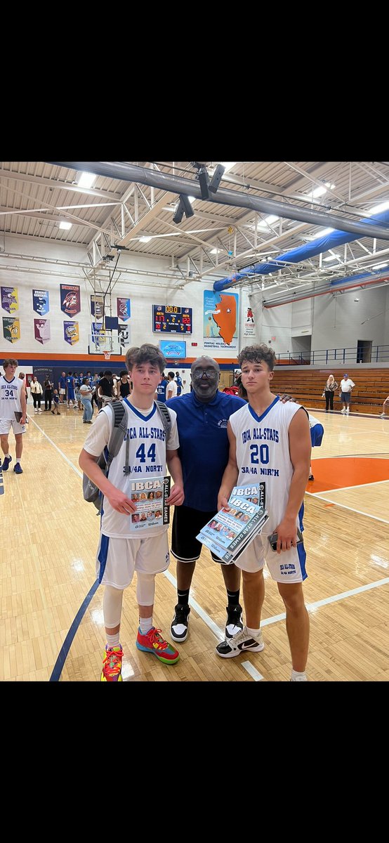 WainscottCollin's tweet photo. Scored 26 points (made 6 three’s) &amp; led both teams in scoring at the IBCA All-Star game in Pontiac.  Had an amazing time &amp; it was a great way to end my high school career!  Next stop St. Ambrose University.  Go fighting bees! 🐝 @SAUMensHoops @MarmionBBall @ibcacoaches https://t.co/3Rmge1bVmk