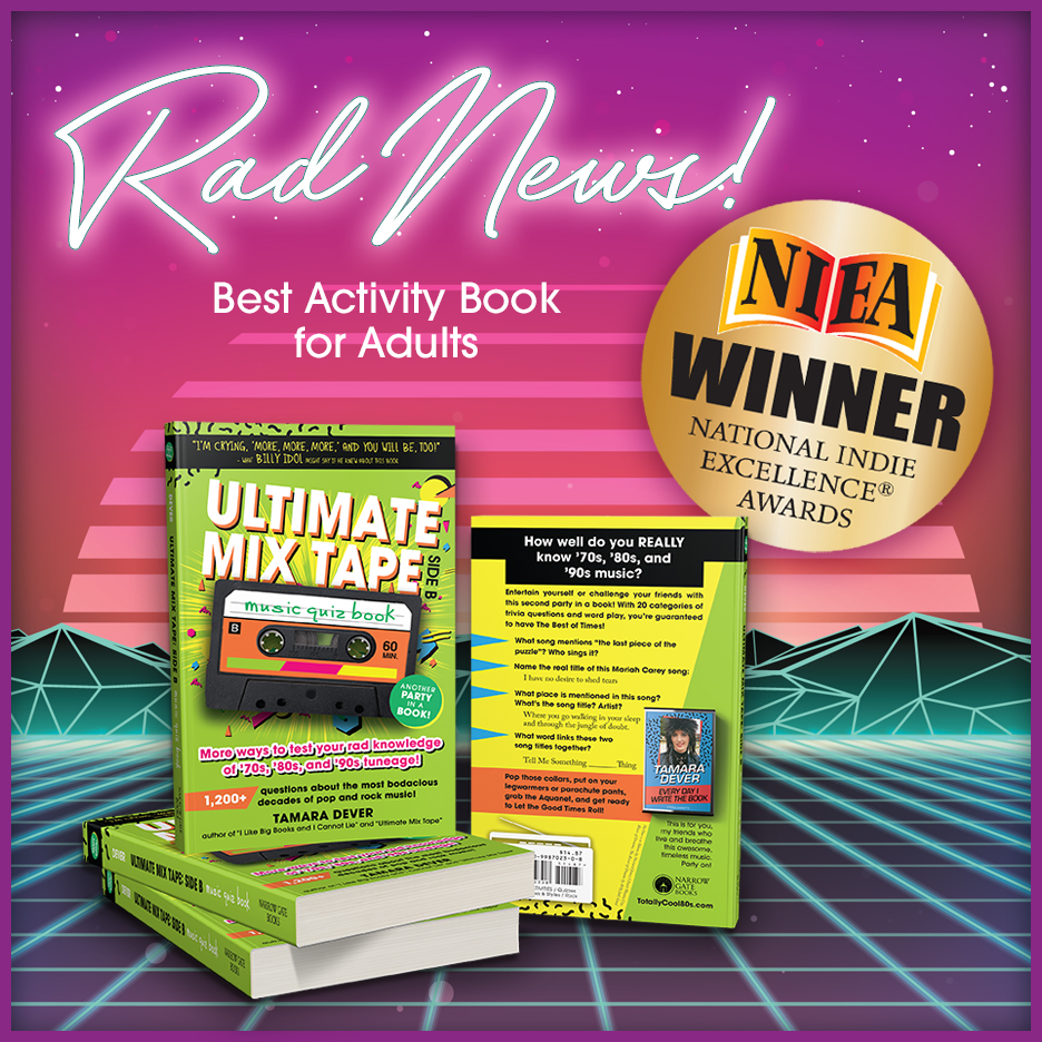 I'm so stoked! My book, Ultimate Mix Tape: Side B, was just announced as the best activity book for adults in the National Indie Excellence Awards! 🥳🤘😍

#awardwinningbook #80smusic #musicquiz #QuizTime