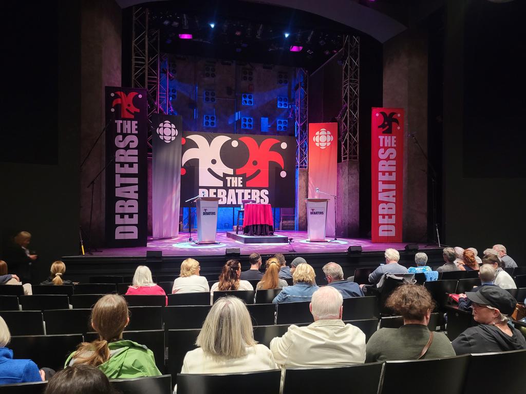 348fig's tweet photo. #CBCRadio is taping The Debaters in Halifax at Neptune Theater tonight. This is the best kind of debate- lots of laughs and great improv! https://t.co/XHWDIIfw1s