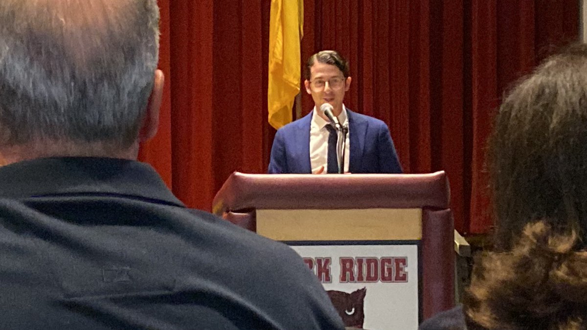 MrAtheyounger's tweet photo. I had the opportunity to speak and honor the incredible work of Michael DeMar and Caroline Sheridan at last night’s Board Meeting! Four film festival nominations, a Best Acting award, and two Grand Prize awards - what a year for “First Date” and #ShredsofEvidence @ParkRidgeSupt https://t.co/iLE3NBNrlJ