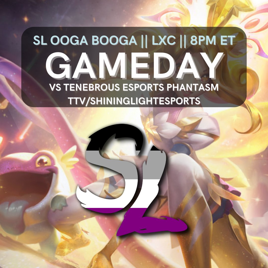 Tonight we go against <a href="/TenebrousEsport/">Tenebrous Esports</a> Phantasm in a play-2 in LXC, looking to bounce back from the 0-2 last week.

We are also going to be celebrating the LGBTQ members of our community tonight with an ace pride logo (not as good as Opera GX, we know)!