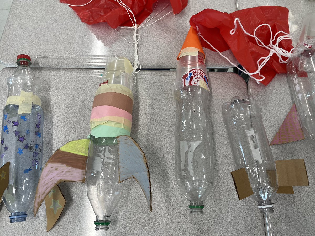 Water bottle rockets 🚀. Design. Plan. Build.  <a href="/WashMillES/">Washington Mill ES</a> <a href="/FCPSSTEAM/">FCPS STEAM</a>