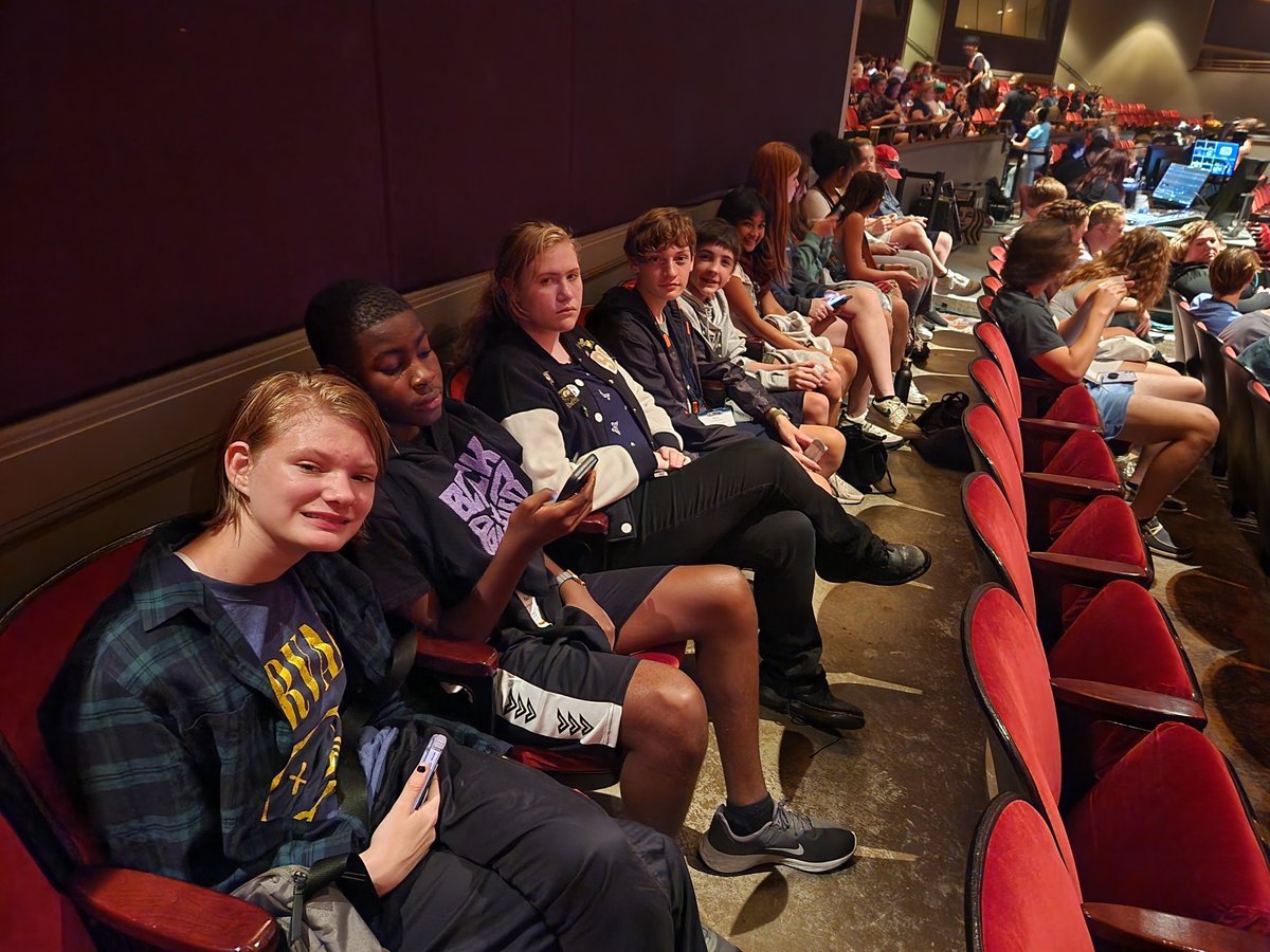 Dinner & a Show!! We had dinner and now we're here for the final show of the day, the classic musical DAMN YANKEES presented by Bridgeland HS from Cypress, TX. Feedback on the show in 2 1/2 hours. #troupe89327 #itf2023