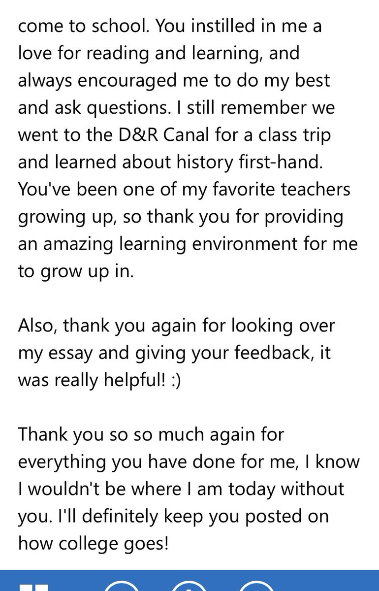 On this graduation eve, I received the best thank you gift of all. #inspire