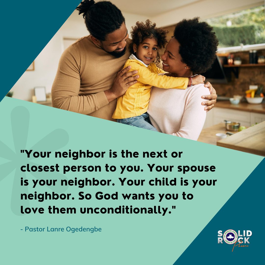 SolidRockPhx's tweet photo. Reminder: God wants you love your neighbor unconditionally.

#RCCG #RCCGSolidRockPhoenix #WorshipGod #Christian #Faith #Believer #WorshipService #RCCGNA #Neighboor #Quores #ChristianQuotes https://t.co/JcJ0barqqQ