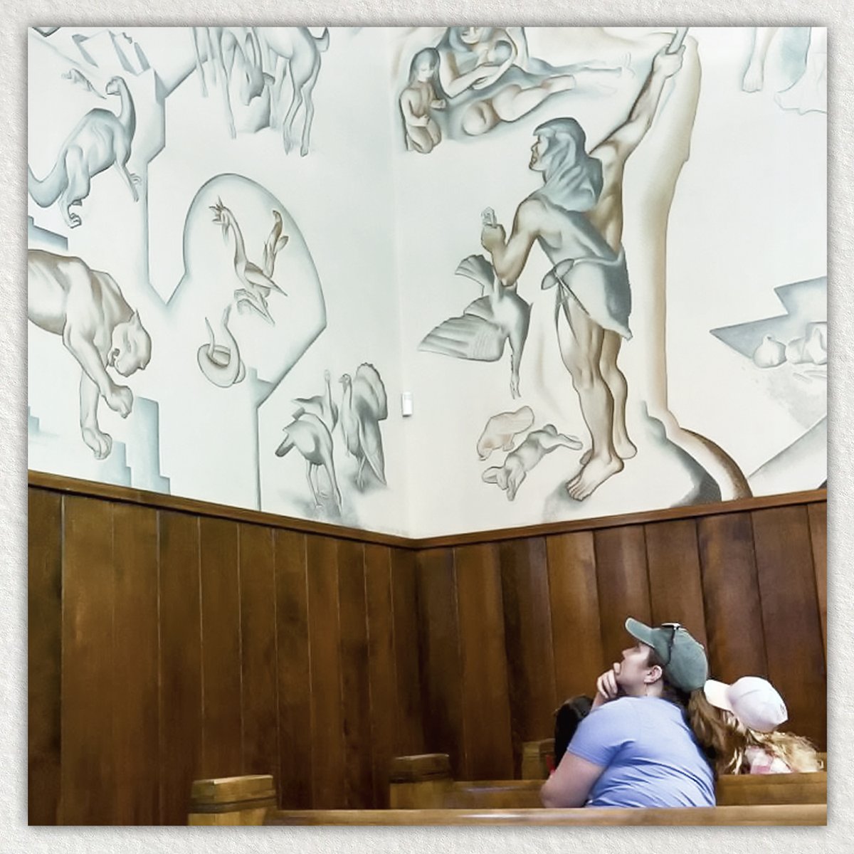 HumanitiesNM's tweet photo. gallupArts Exec. Dir. Rose Eason, led a talk on Lloyd Moylan @ McKinley County Courthouse & Octavia Fellin Public Library on 6/16. gallupARTS offers FREE public tours of Gallup’s New Deal art collection. Next tour 6/30. Info: https://t.co/DV0J9l5EIM #NMHumanities #gallupARTS https://t.co/kA0PklYl4z