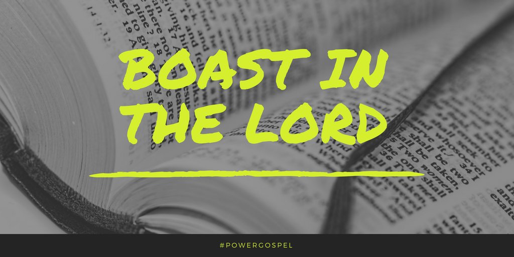 PhilHenryPG's tweet photo. #BOAST? Some boast in their own (fading) strength. I will #BoastInTheLord our God -Psalm 20:7 #PowerGospel https://t.co/8ZqQko8ZpI