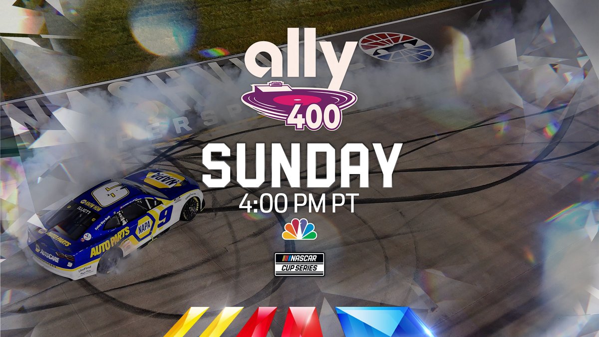 Guitars and Fast Cars – the Cup Series takes over Nashville! 🎸

📆 TONIGHT
⏰ 4 PM PT
📺 NBC

#Ally400 | #NASCAR75