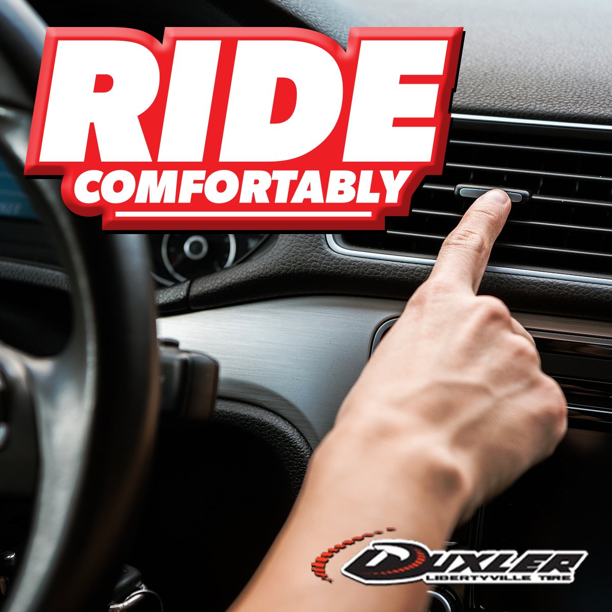 DuxlerTire's tweet photo. No matter the time of year, it's always important to feel comfortable inside your car. If it's too hot, or too cold it could mean something's wrong and we can help! https://t.co/0QGKUouZGL